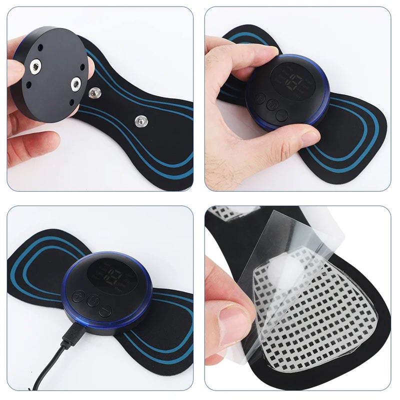 ADESIVO MASSAGEADOR DE PESCOÇO EMS
