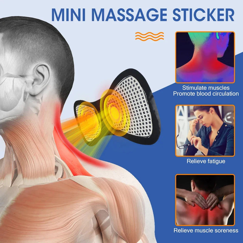ADESIVO MASSAGEADOR DE PESCOÇO EMS