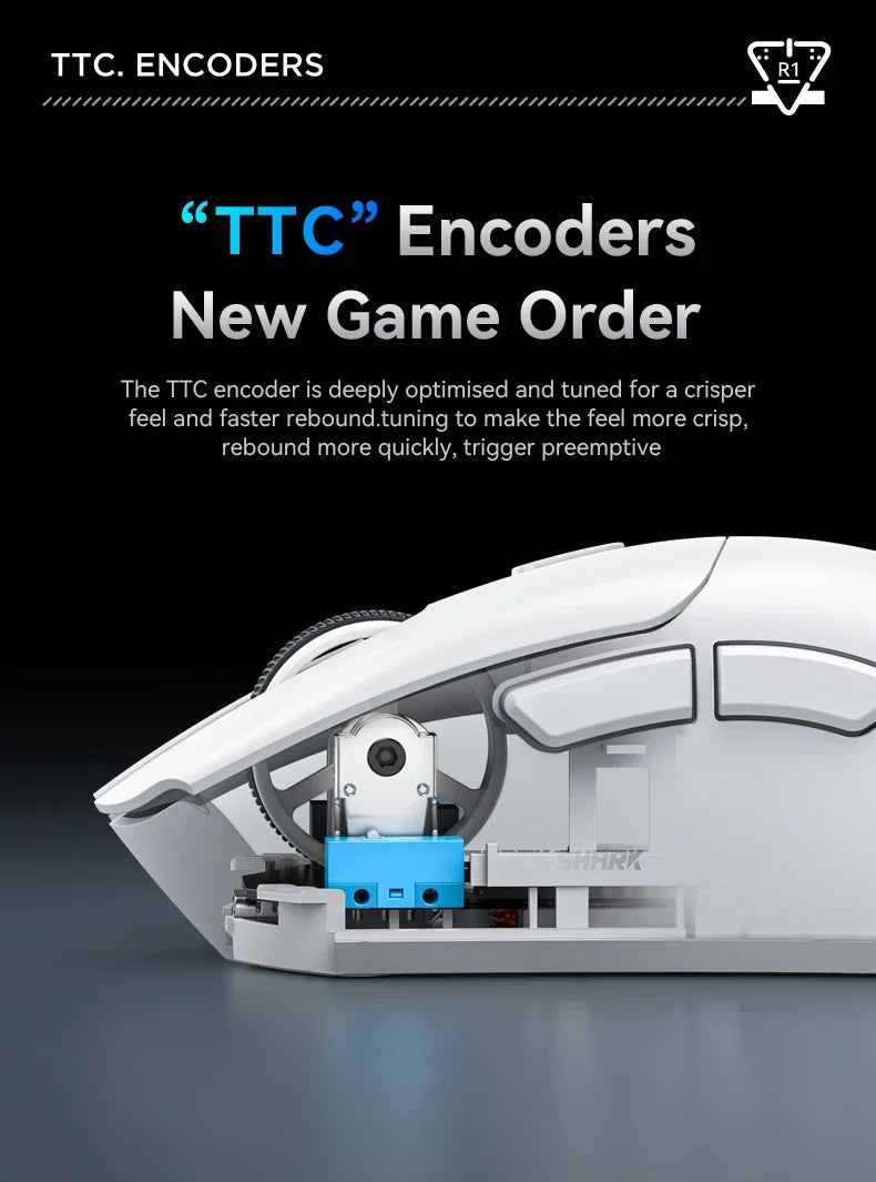 Mouse Attck Shark R1 Sem  Fio