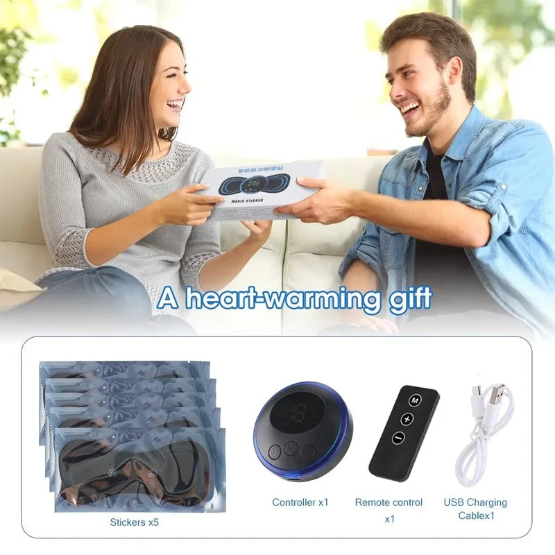 ADESIVO MASSAGEADOR DE PESCOÇO EMS