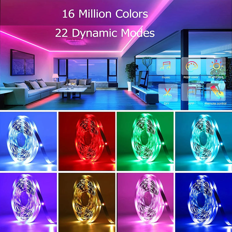 FITA LED RGB - ATÉ 30M DE COMPRIMENTO